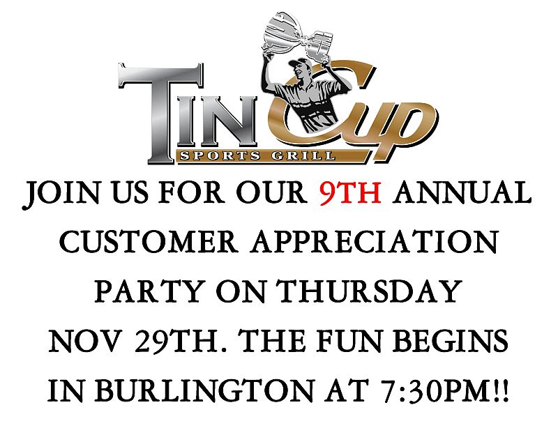 Tin Cup Sports Grill Restaurant, Grill and Sports Bar